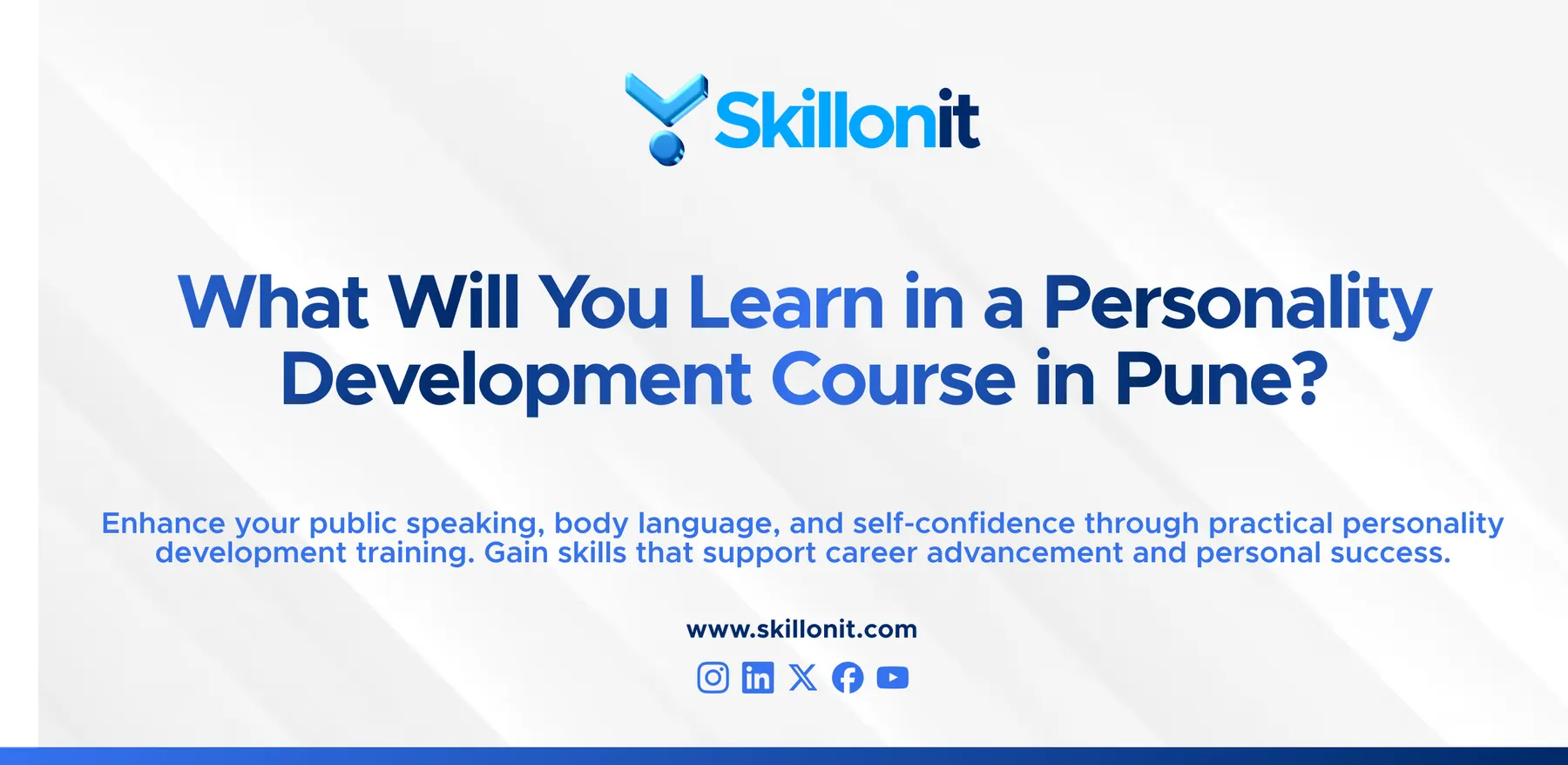 What Will You Learn in a Personality Development Course in Pune