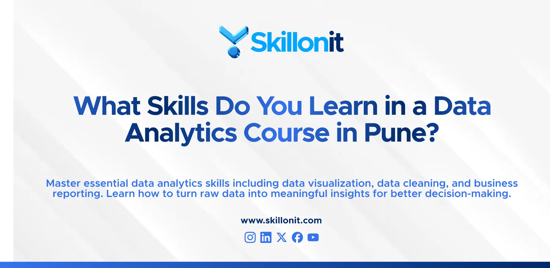 What Skills Do You Learn in a Data Analytics Course in Pune